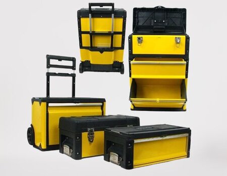 Stalwart 3-in-1 Rolling Tool Box with Wheels